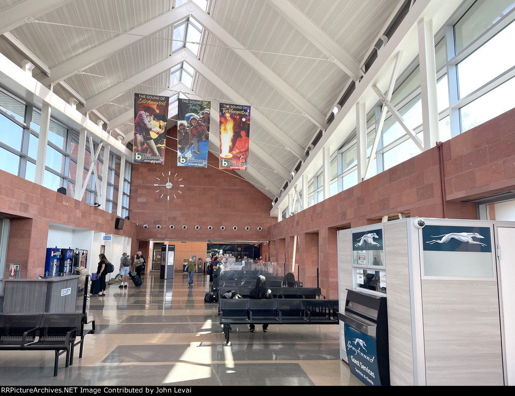 Interior of the BFD Amtrak Station 